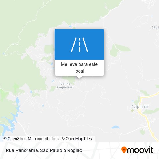 Rua Panorama mapa