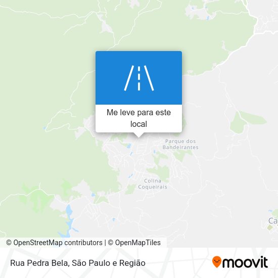 Rua Pedra Bela mapa