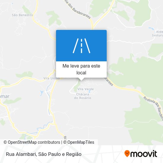 Rua Alambari mapa