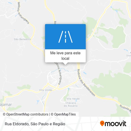 Rua Eldorado mapa