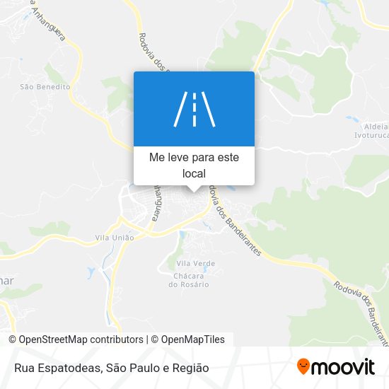 Rua Espatodeas mapa