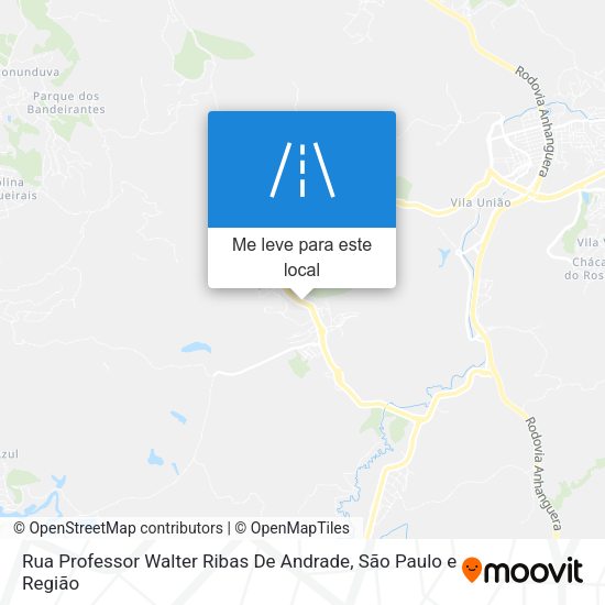 Rua Professor Walter Ribas De Andrade mapa