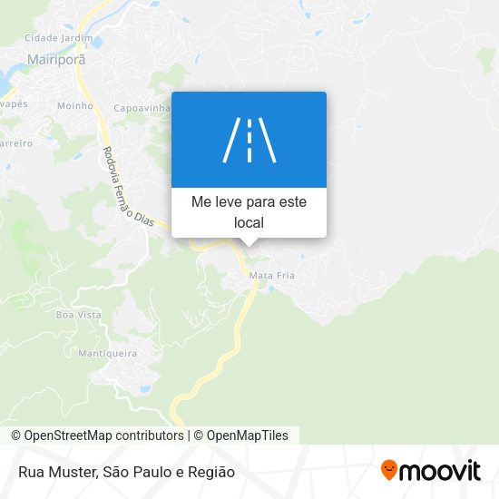 Rua Muster mapa