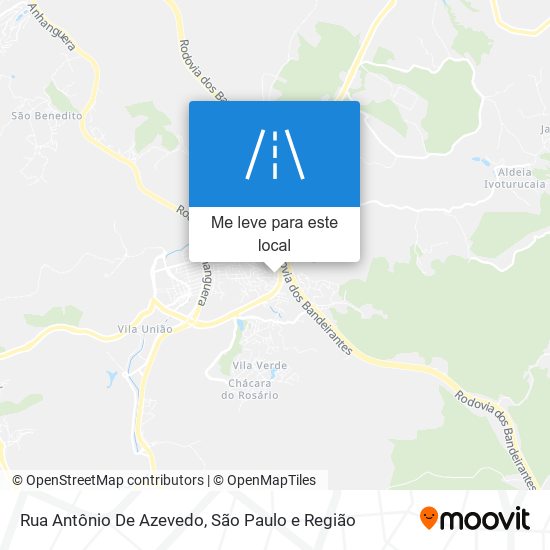 Rua Antônio De Azevedo mapa