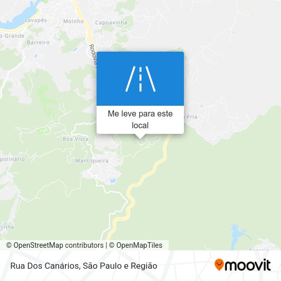 Rua Dos Canários mapa