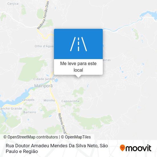 Rua Doutor Amadeu Mendes Da Silva Neto mapa