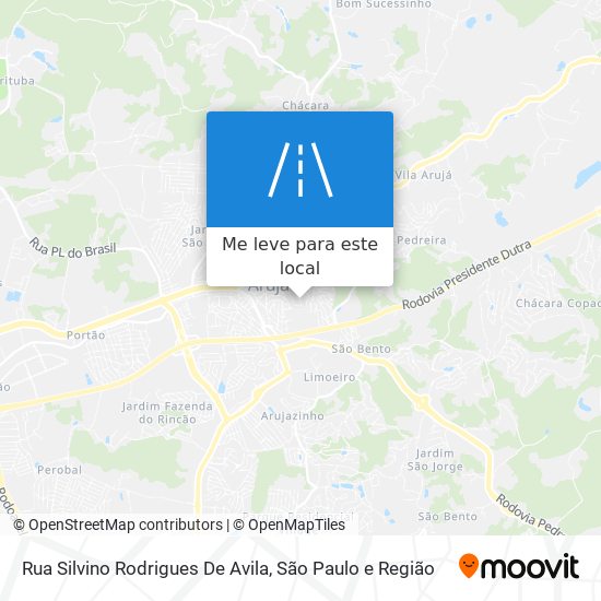 Rua Silvino Rodrigues De Avila mapa