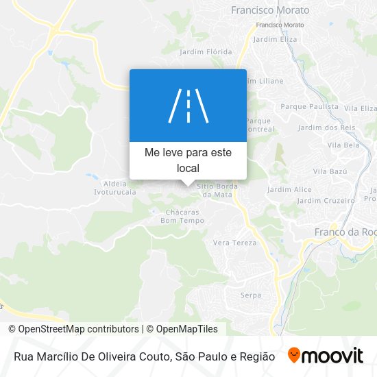 Rua Marcílio De Oliveira Couto mapa