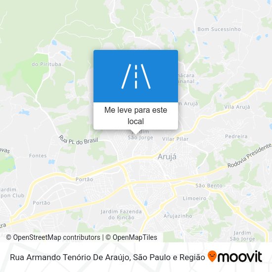 Rua Armando Tenório De Araújo mapa