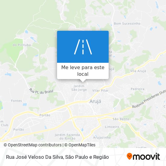 Rua José Veloso Da Silva mapa