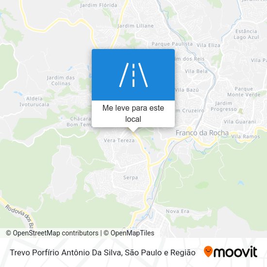 Trevo Porfírio Antônio Da Silva mapa