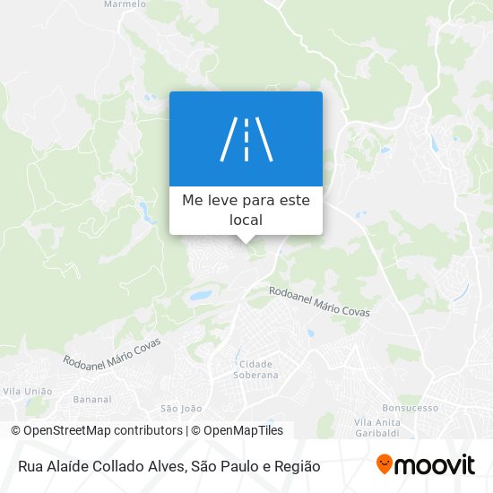 Rua Alaíde Collado Alves mapa