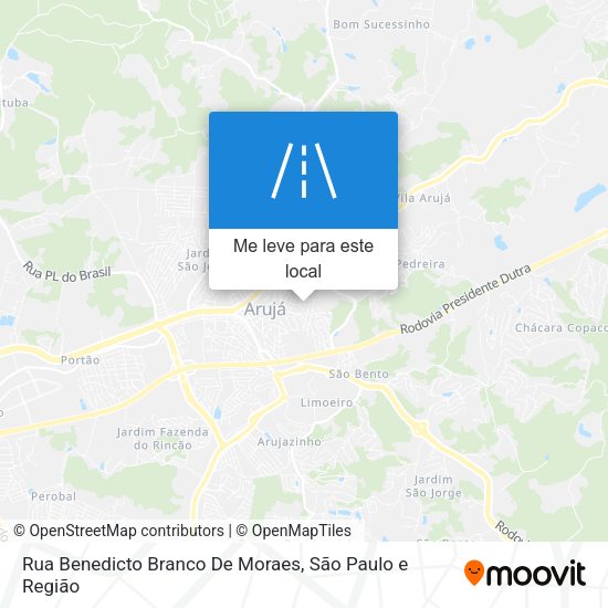 Rua Benedicto Branco De Moraes mapa