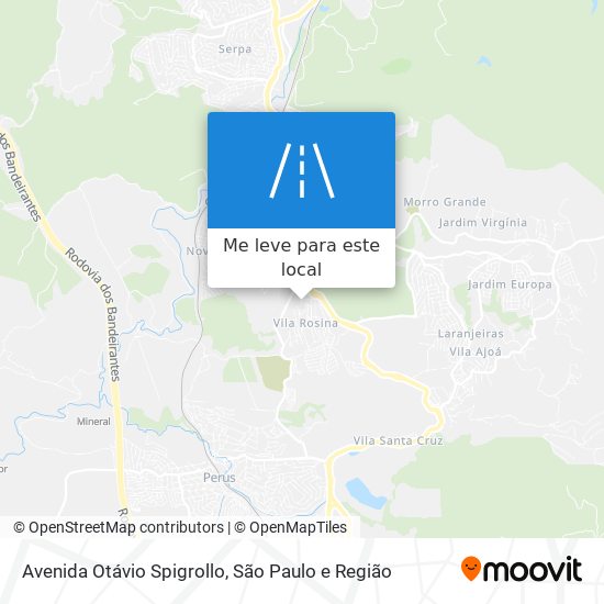 Avenida Otávio Spigrollo mapa