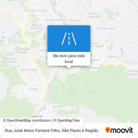 Rua José Alves Ferreira Filho mapa