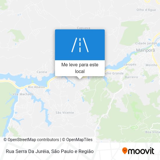 Rua Serra Da Juréia mapa