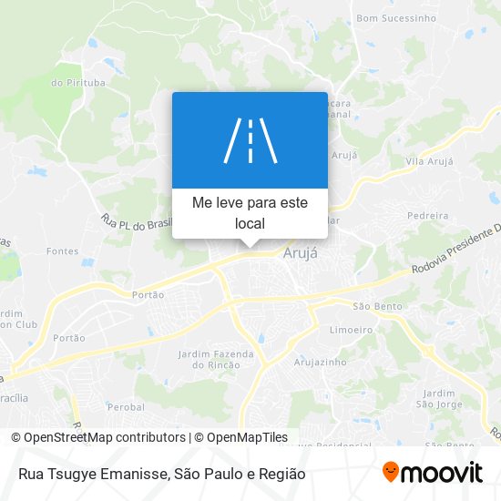 Rua Tsugye Emanisse mapa