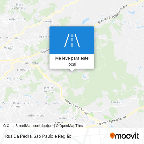 Rua Da Pedra mapa