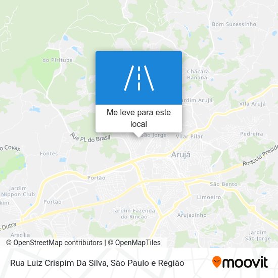 Rua Luiz Crispim Da Silva mapa