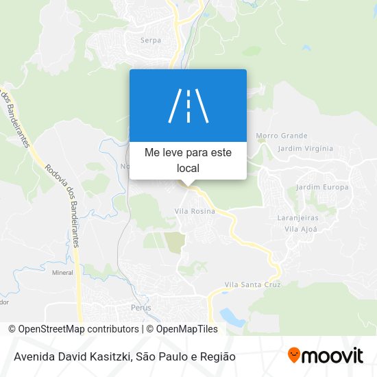 Avenida David Kasitzki mapa