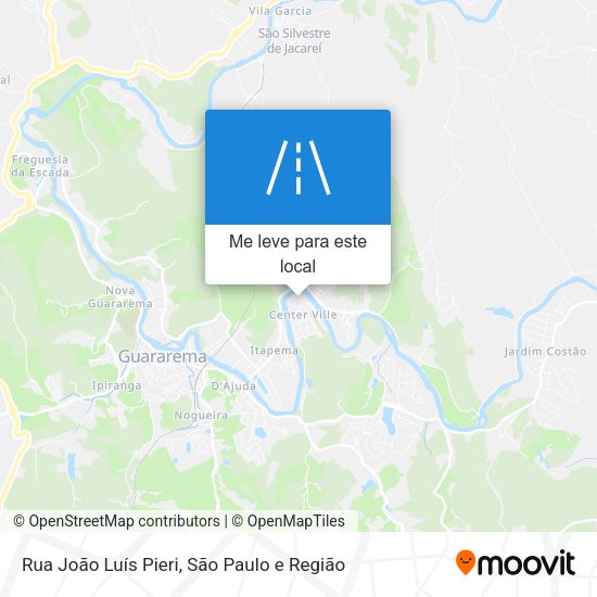 Rua João Luís Pieri mapa