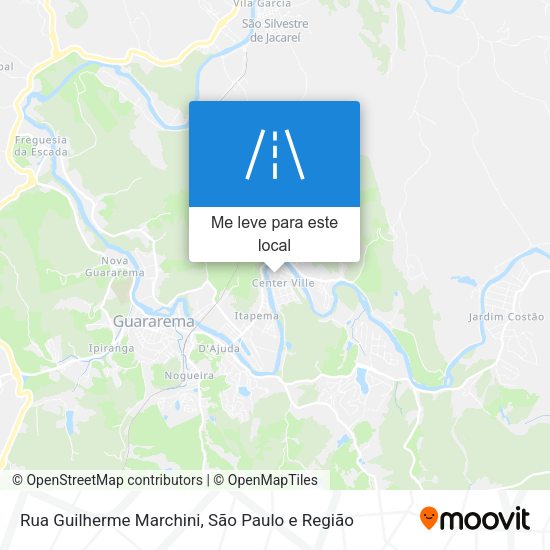 Rua Guilherme Marchini mapa
