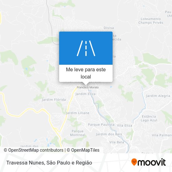 Travessa Nunes mapa