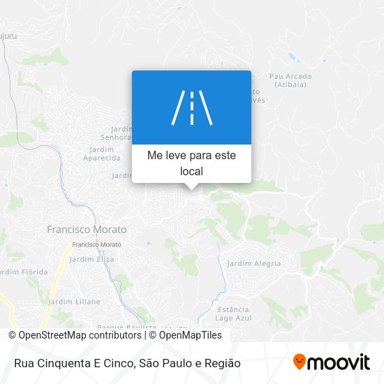 Rua Cinquenta E Cinco mapa