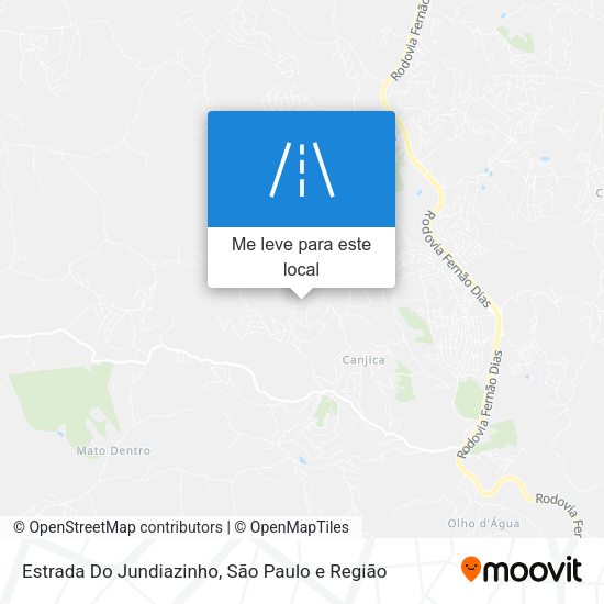 Estrada Do Jundiazinho mapa