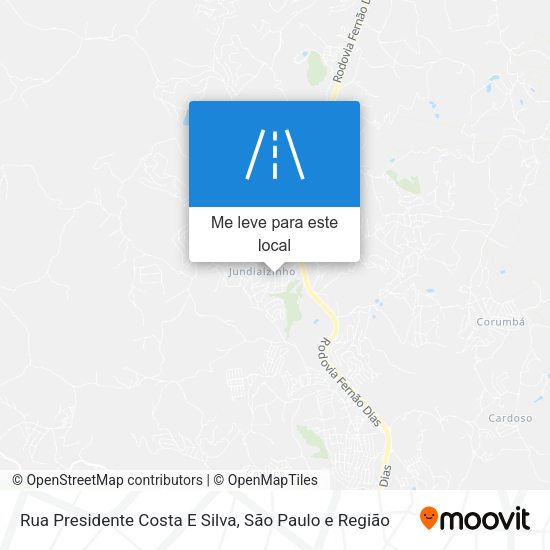 Rua Presidente Costa E Silva mapa