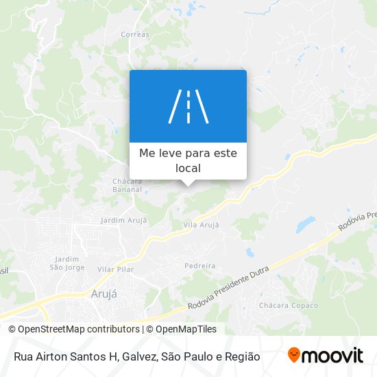 Rua Airton Santos H, Galvez mapa