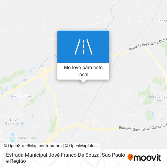 Estrada Municipal José Franco De Souza mapa