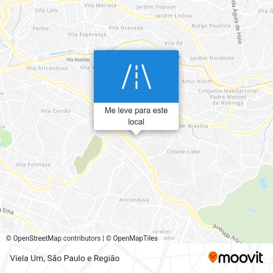 Viela Um mapa