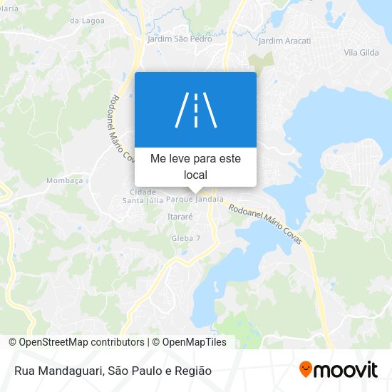 Rua Mandaguari mapa