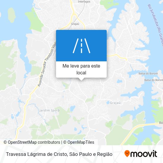 Travessa Lágrima de Cristo mapa