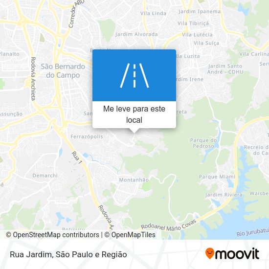 Rua Jardim mapa