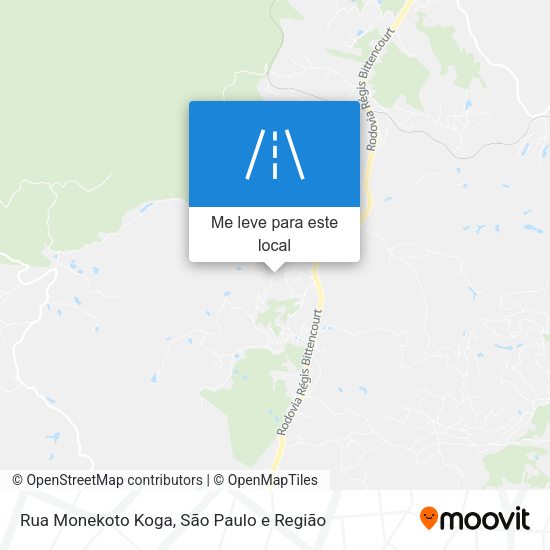 Rua Monekoto Koga mapa