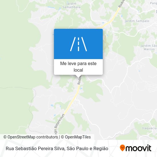 Rua Sebastião Pereira Silva mapa