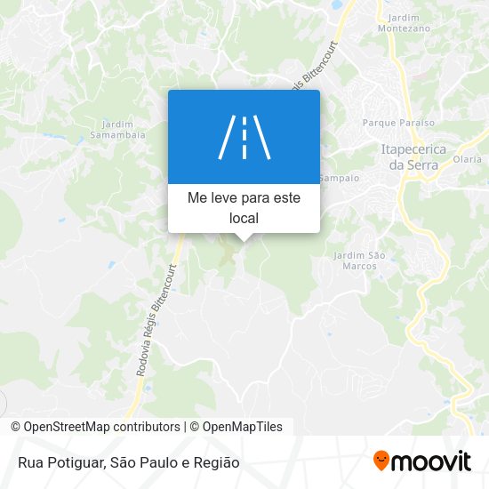 Rua Potiguar mapa