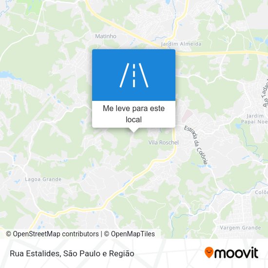 Rua Estalides mapa