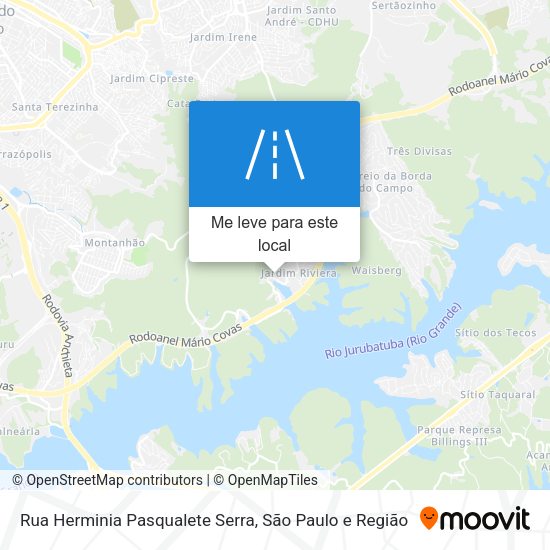 Rua Herminia Pasqualete Serra mapa