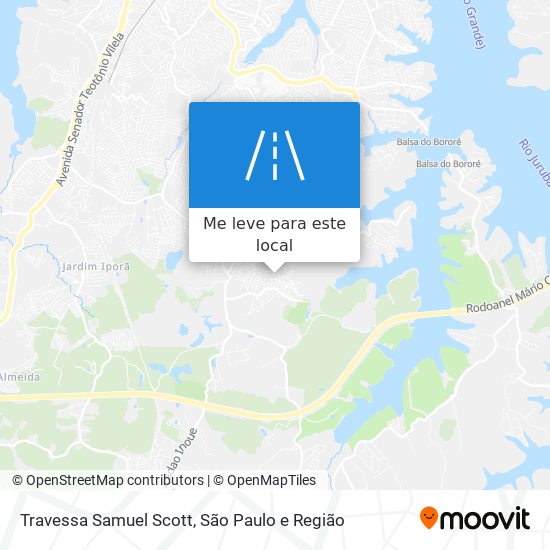 Travessa Samuel Scott mapa