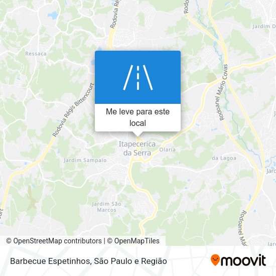 Barbecue Espetinhos mapa