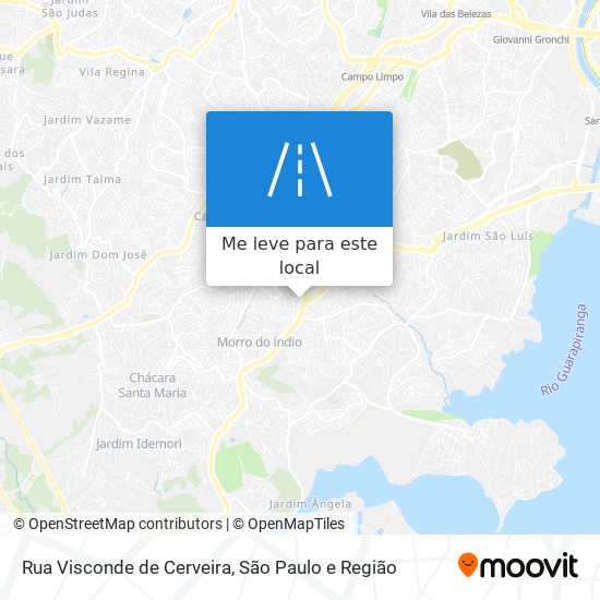 Rua Visconde de Cerveira mapa