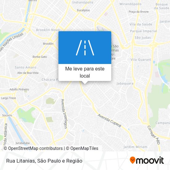 Rua Litanias mapa