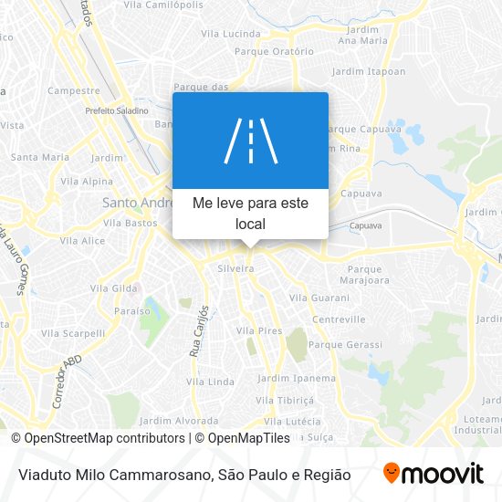 Viaduto Milo Cammarosano mapa