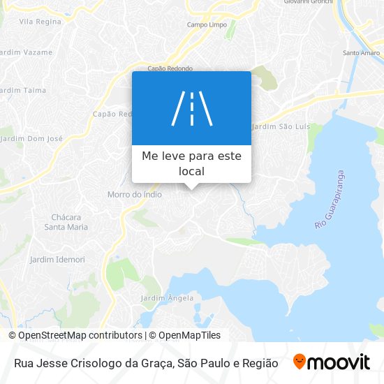 Rua Jesse Crisologo da Graça mapa