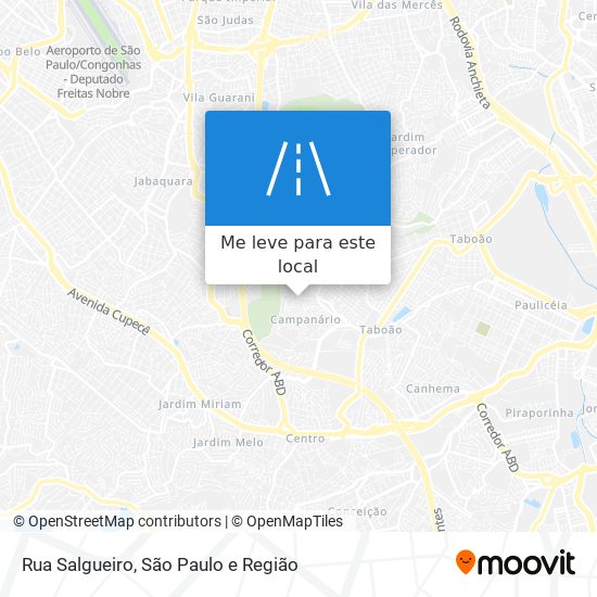 Rua Salgueiro mapa