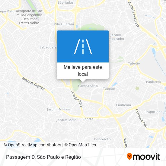 Passagem D mapa