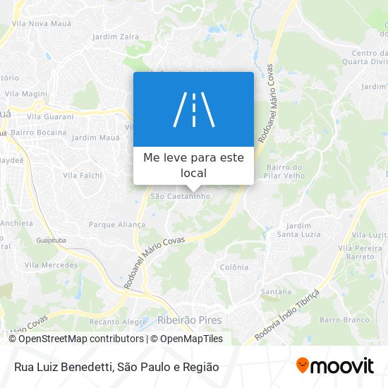 Rua Luiz Benedetti mapa